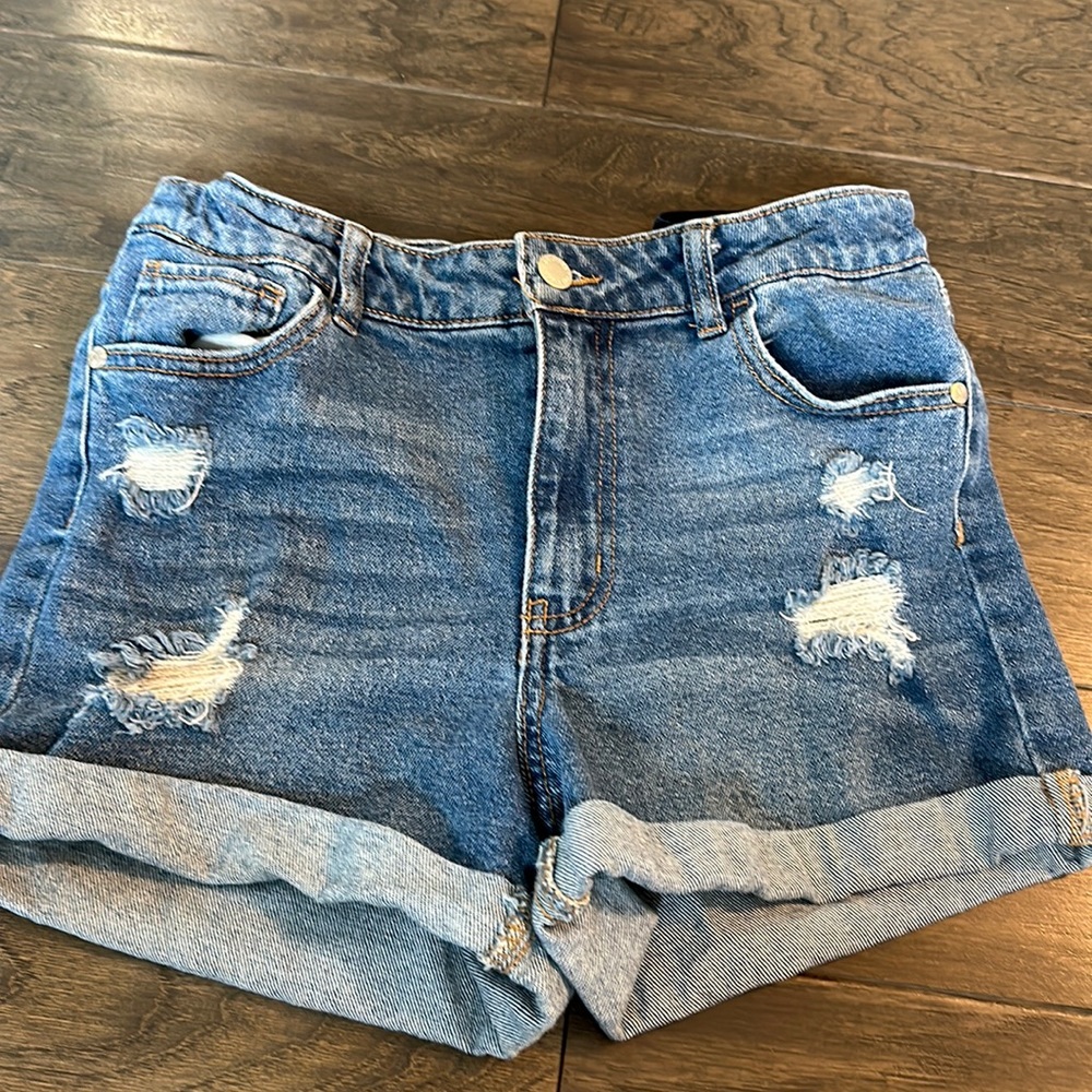 blue jeans shorts